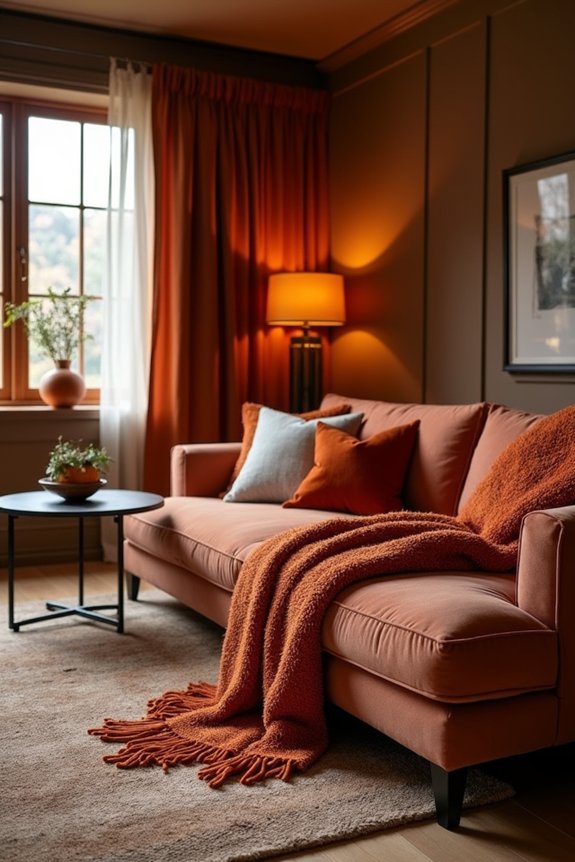 cozy autumn media room retreat