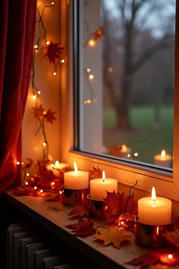 cozy fall ambiance creation