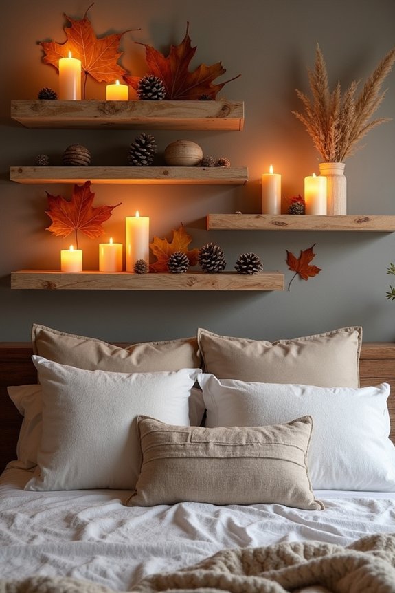 cozy fall bedroom decor