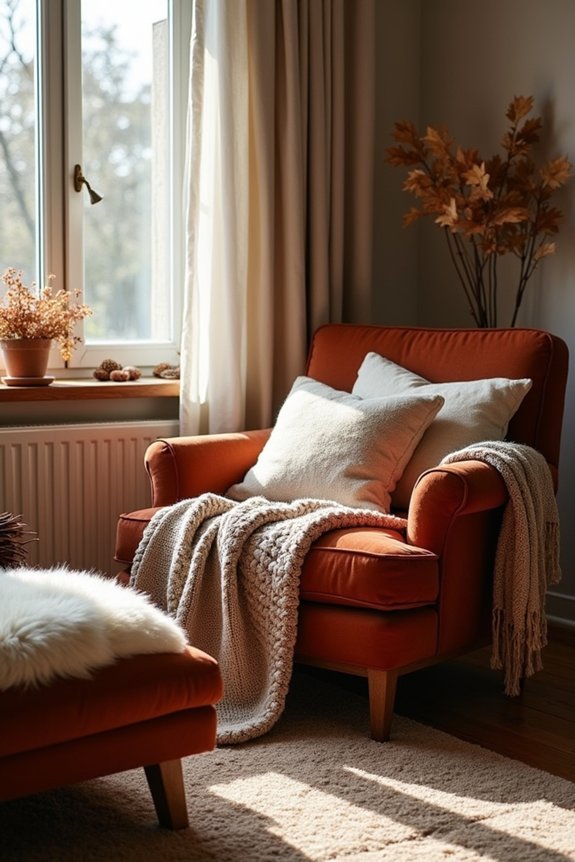 cozy fall room transformation