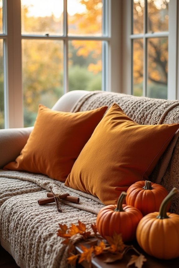 cozy fall sunroom inspiration