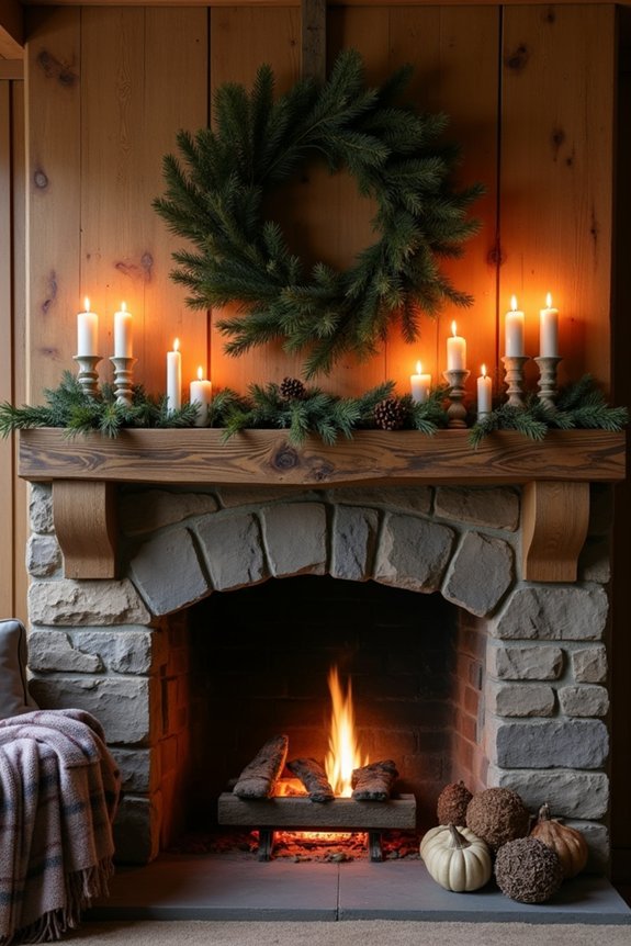 cozy farmhouse winter decor