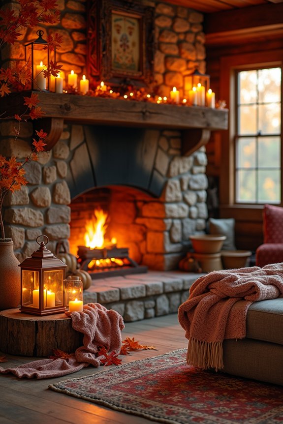 cozy fireplace decor ideas