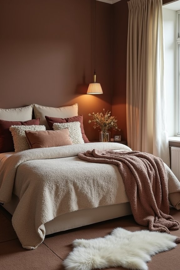 cozy furnishings enhance atmosphere