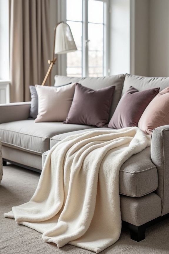 cozy high quality soft furnishings