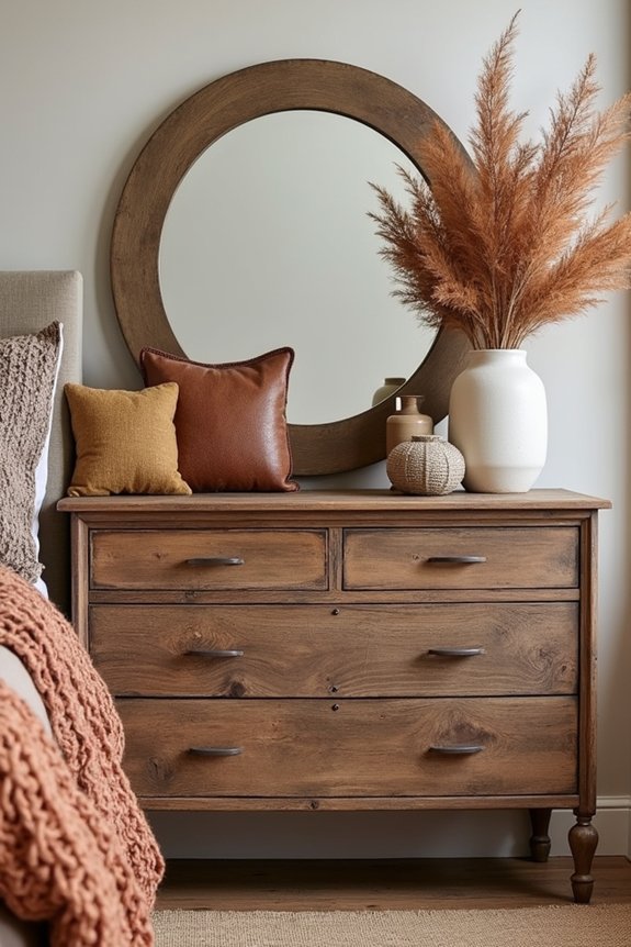 cozy layered textures arrangement