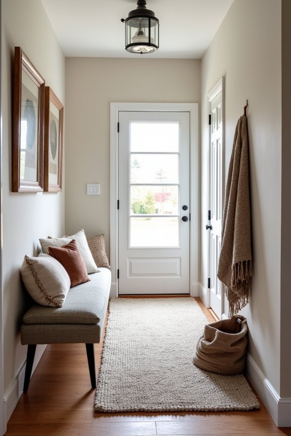 cozy layered winter textiles