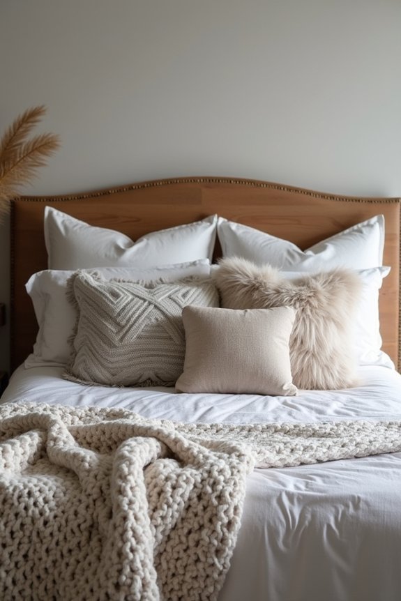 cozy layered winter textures