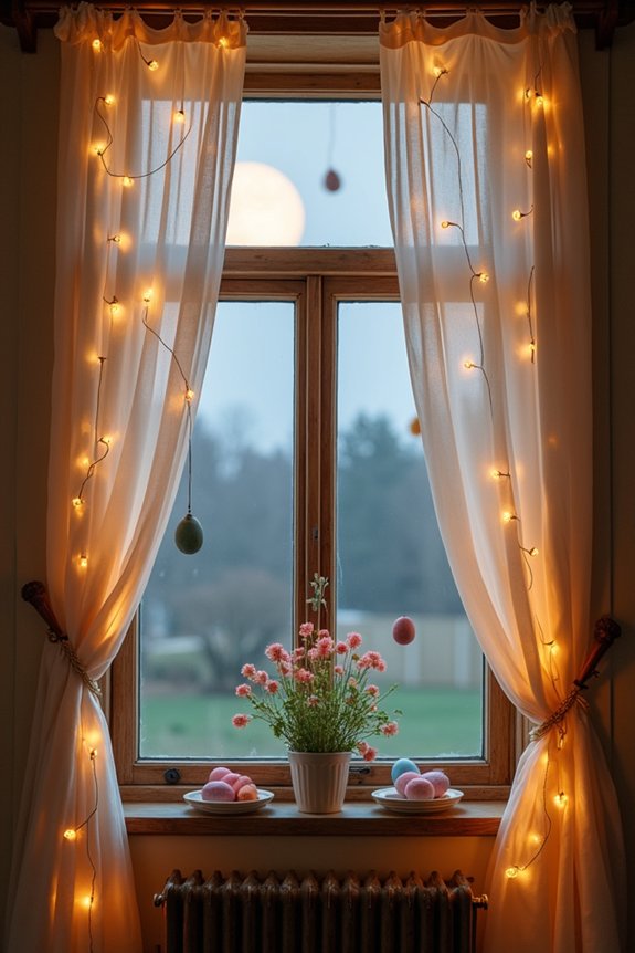 cozy magical easter display