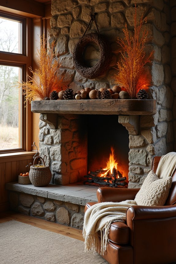 cozy natural elements decor