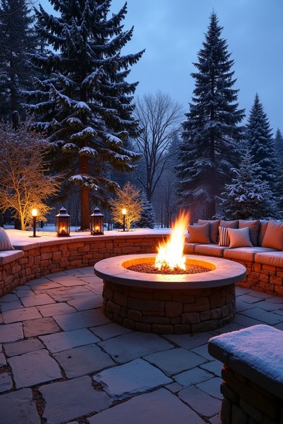 cozy outdoor celebration atmosphere