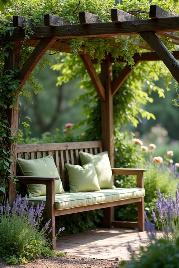 cozy outdoor gathering nook