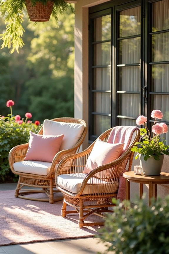 cozy outdoor relaxation spaces