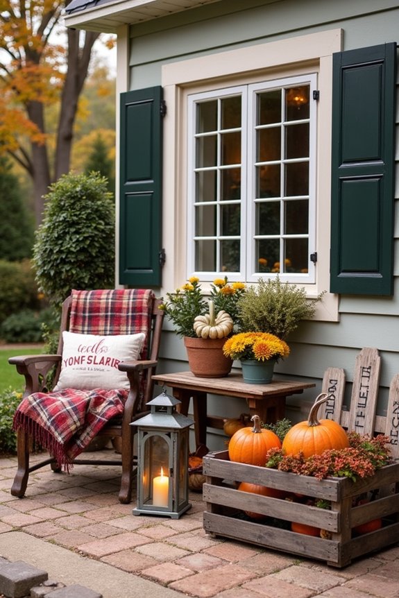 cozy rustic backyard charm