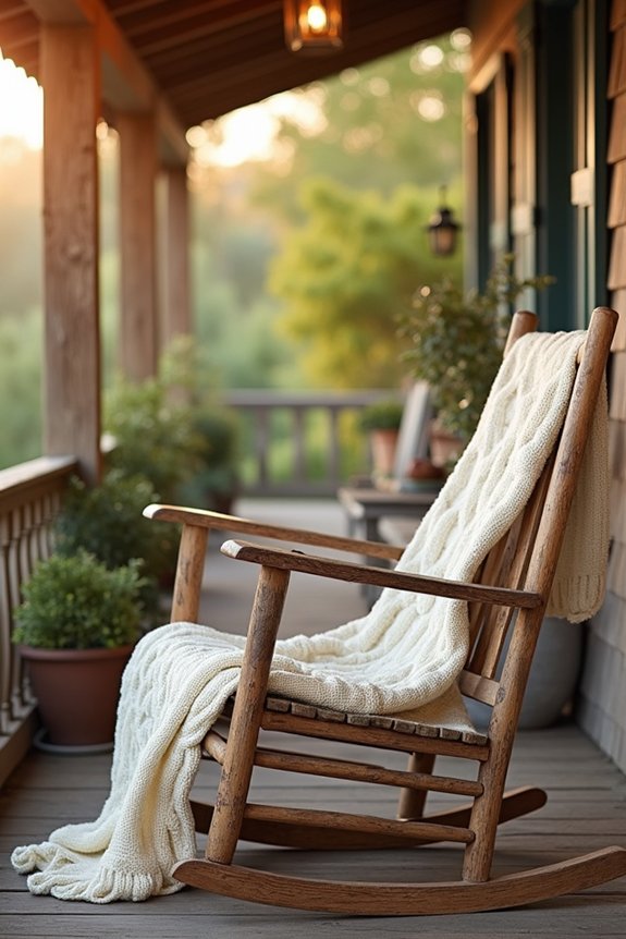 cozy rustic porch retreat