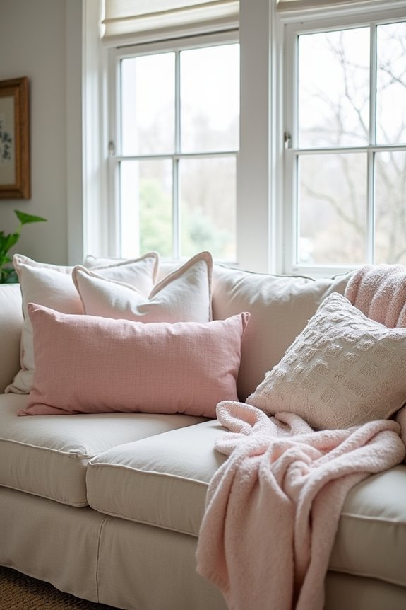 cozy textiles for spring