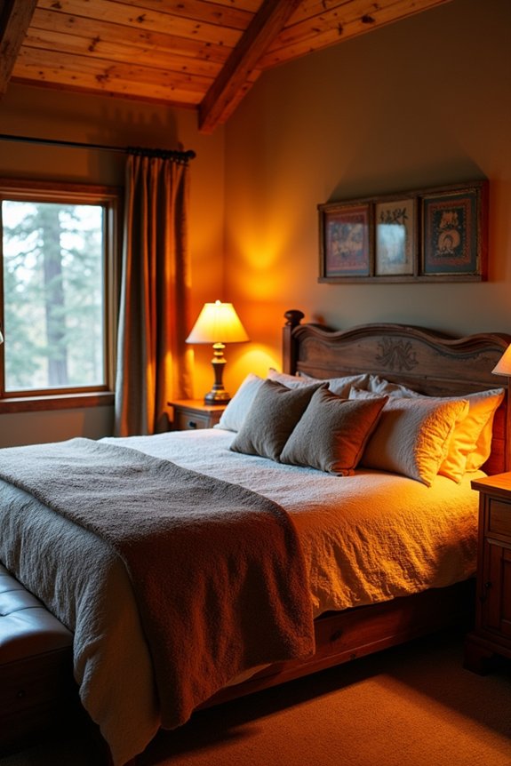 cozy warm lighting setup