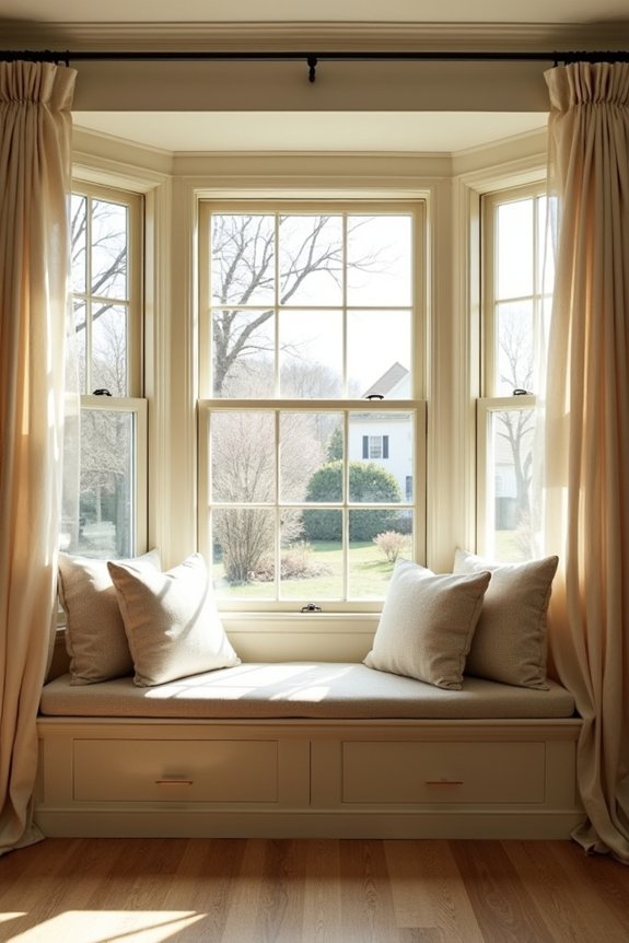 cozy window seat designs