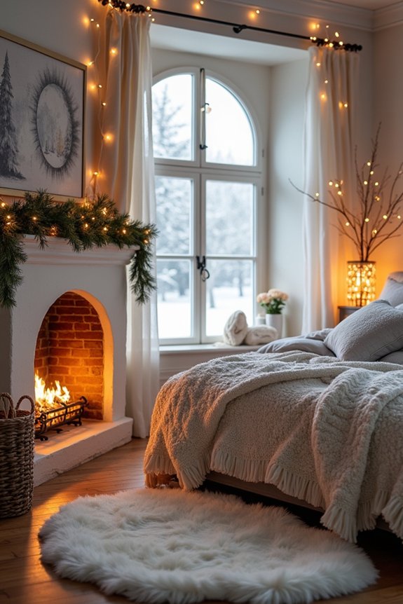 cozy winter bedroom retreat