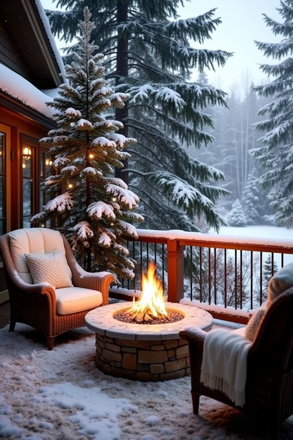 cozy winter gathering seating