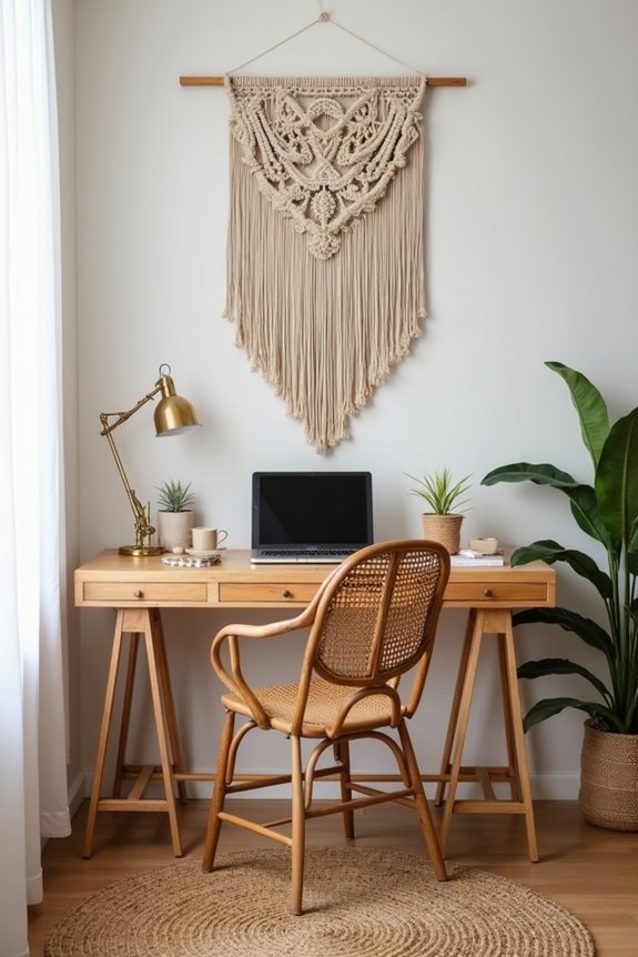 cozy woven texture layers