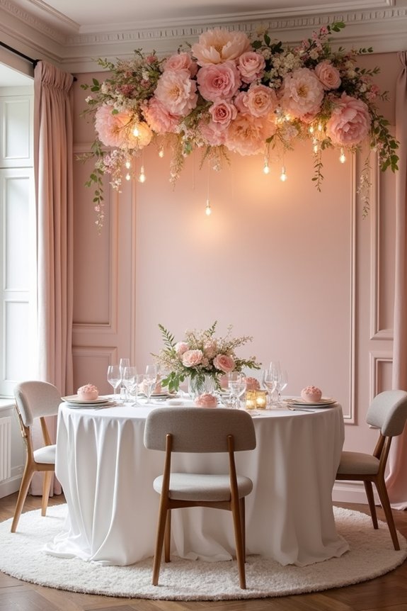 create captivating dining backdrop