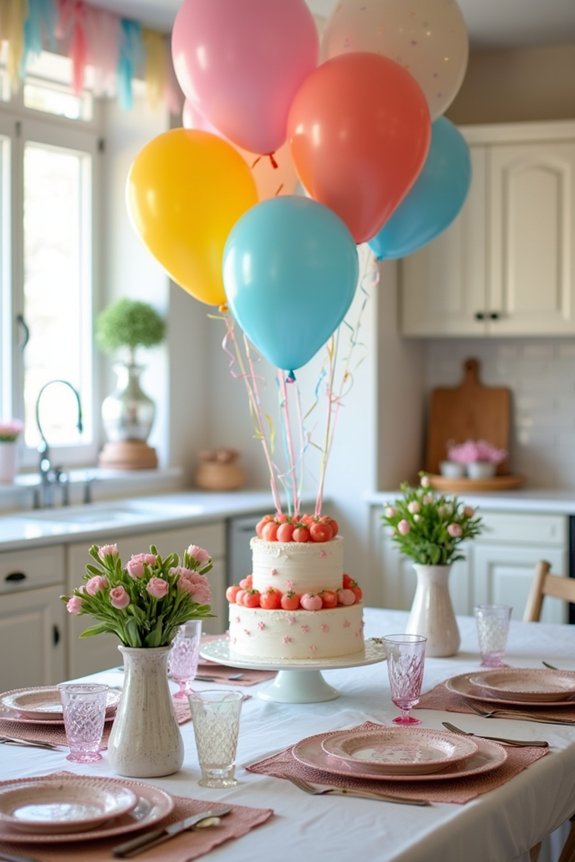 creative birthday kitchen decor