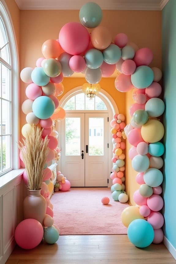 creative birthday party entrance