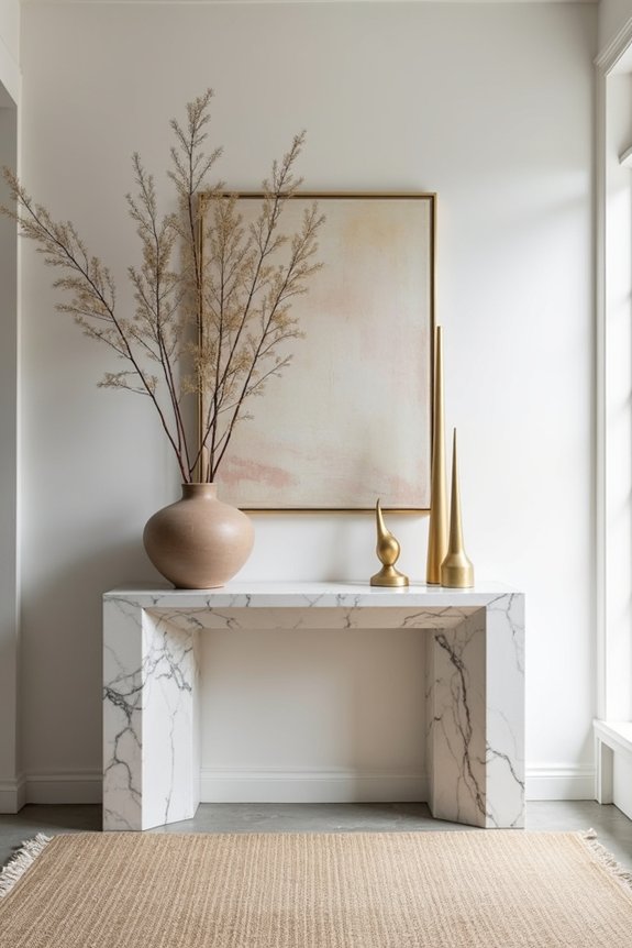 curated accessories for entryway