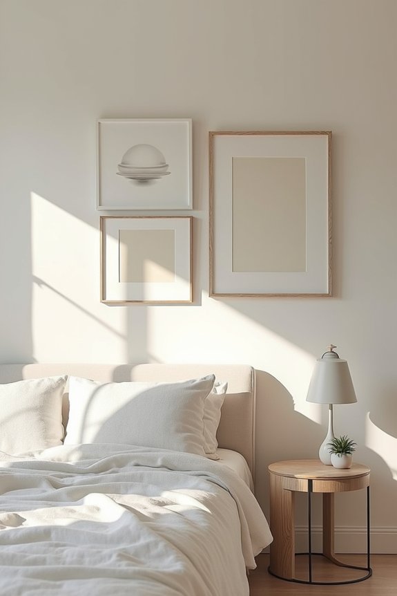 curated display avoids clutter