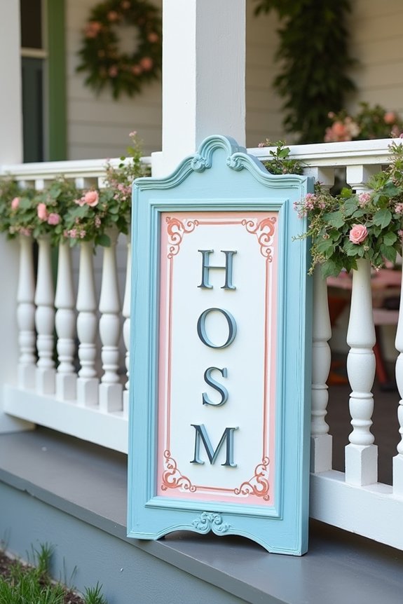 custom personalized gender reveal signage