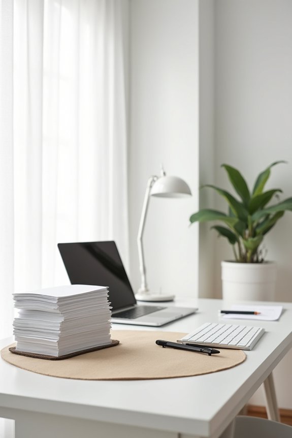 daily desk reset routine