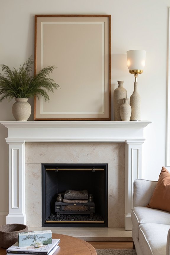 decorative mantel styling tips