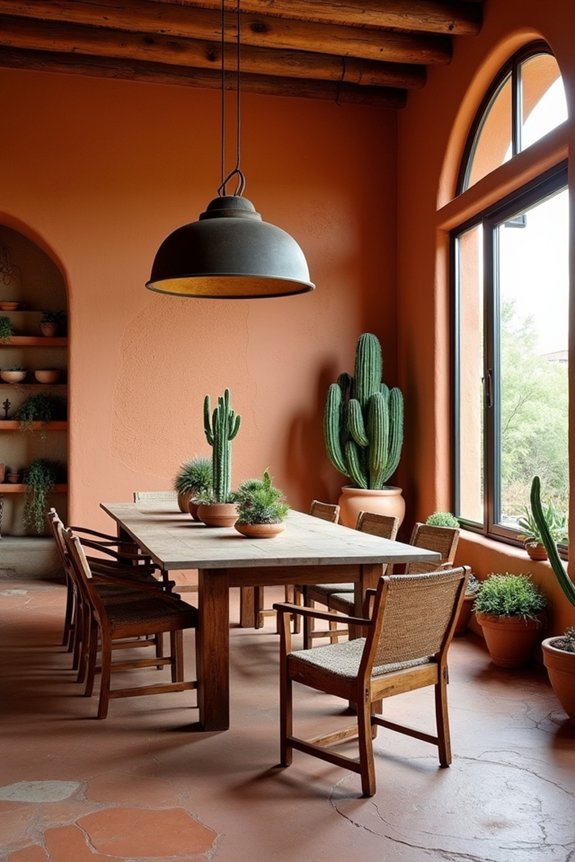 desert plants enhance dining