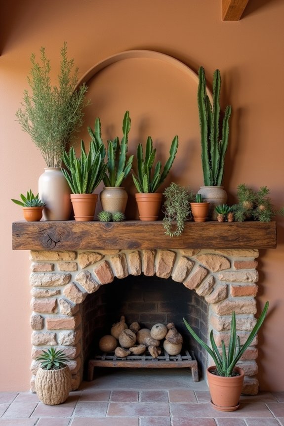 desert succulents enhance decor