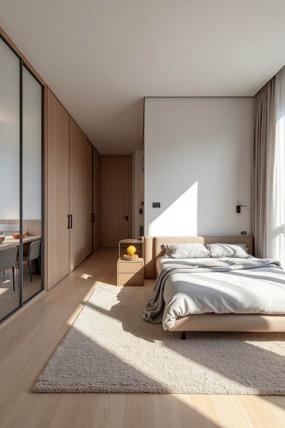 distinct zones with dividers