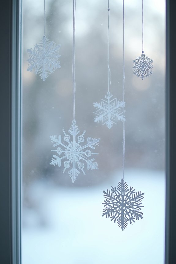 diy winter window decorations
