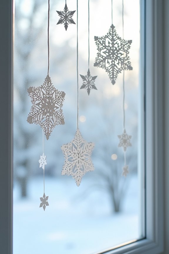 diy winter window decorations