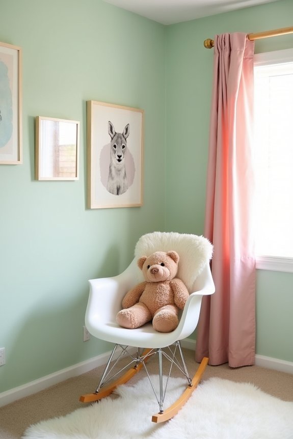 dreamy pastel nursery decor