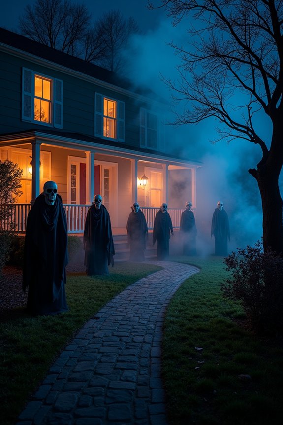 dynamic halloween cemetery experience