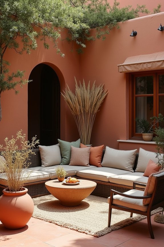 earthy colors create harmony