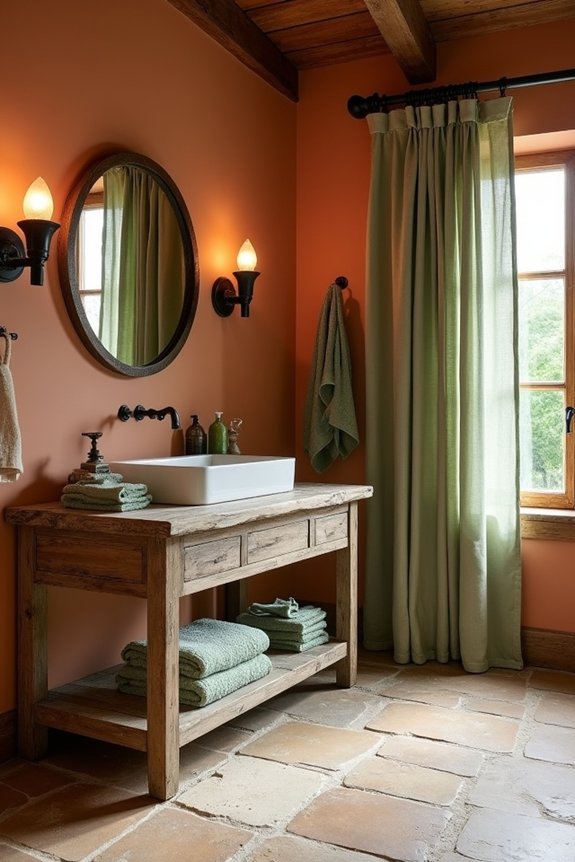 earthy tones for tranquility