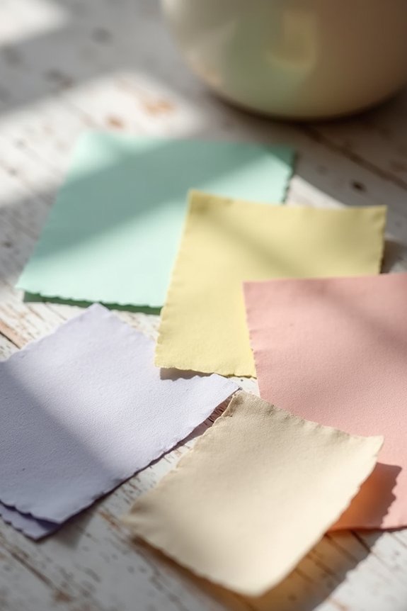 easter color palette selection