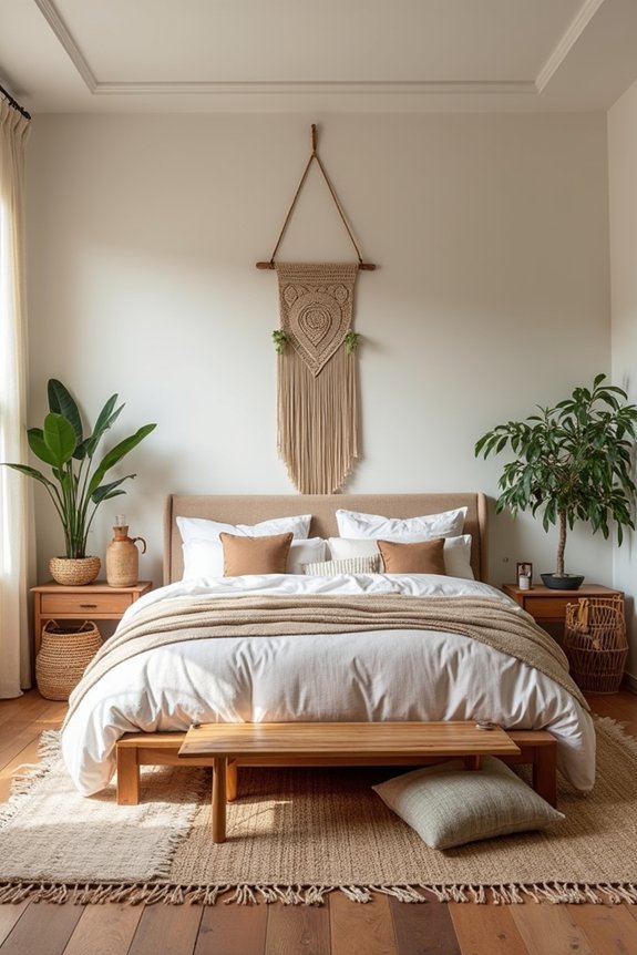 eclectic bohemian bedroom decor