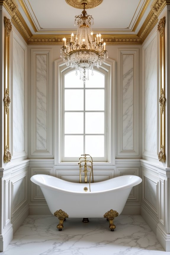 elegant architectural bathroom enhancements