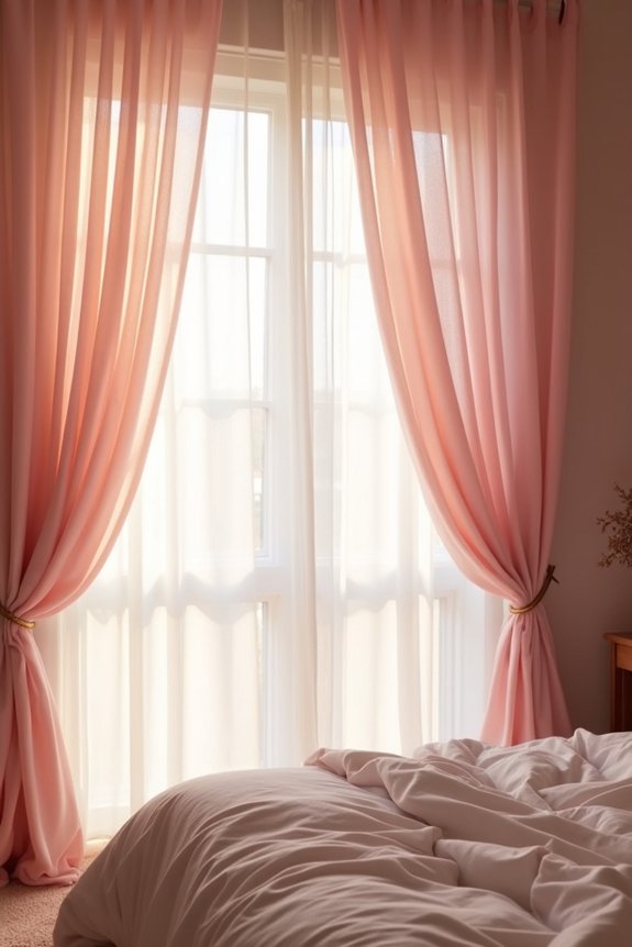 elegant fabric drapes ambiance