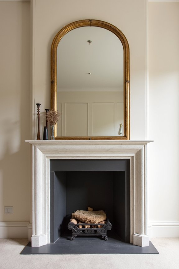 elegant focal point mirror