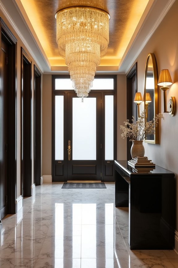 elegant lighting for entryway