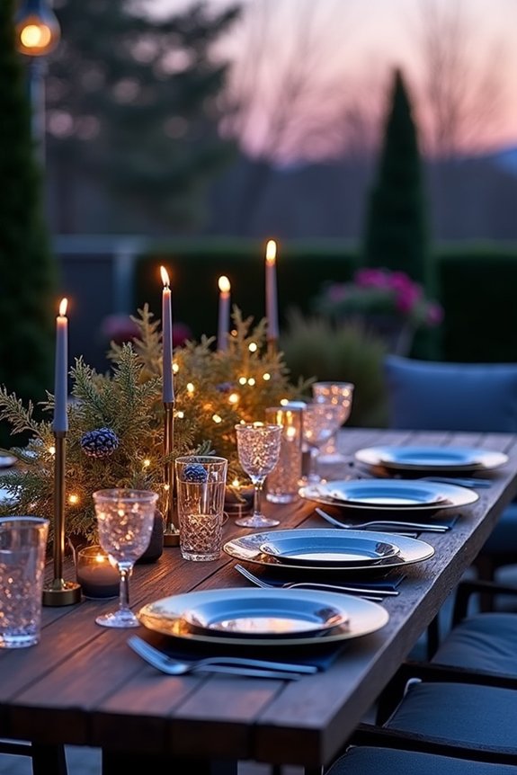 elegant new year s tablescape setup