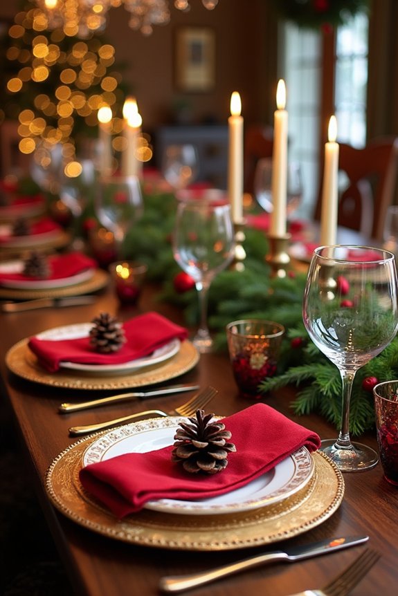 elegant personalized place settings